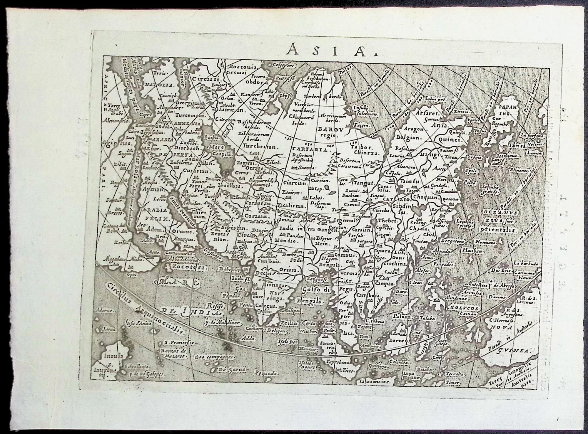Magini — Asia c.1597