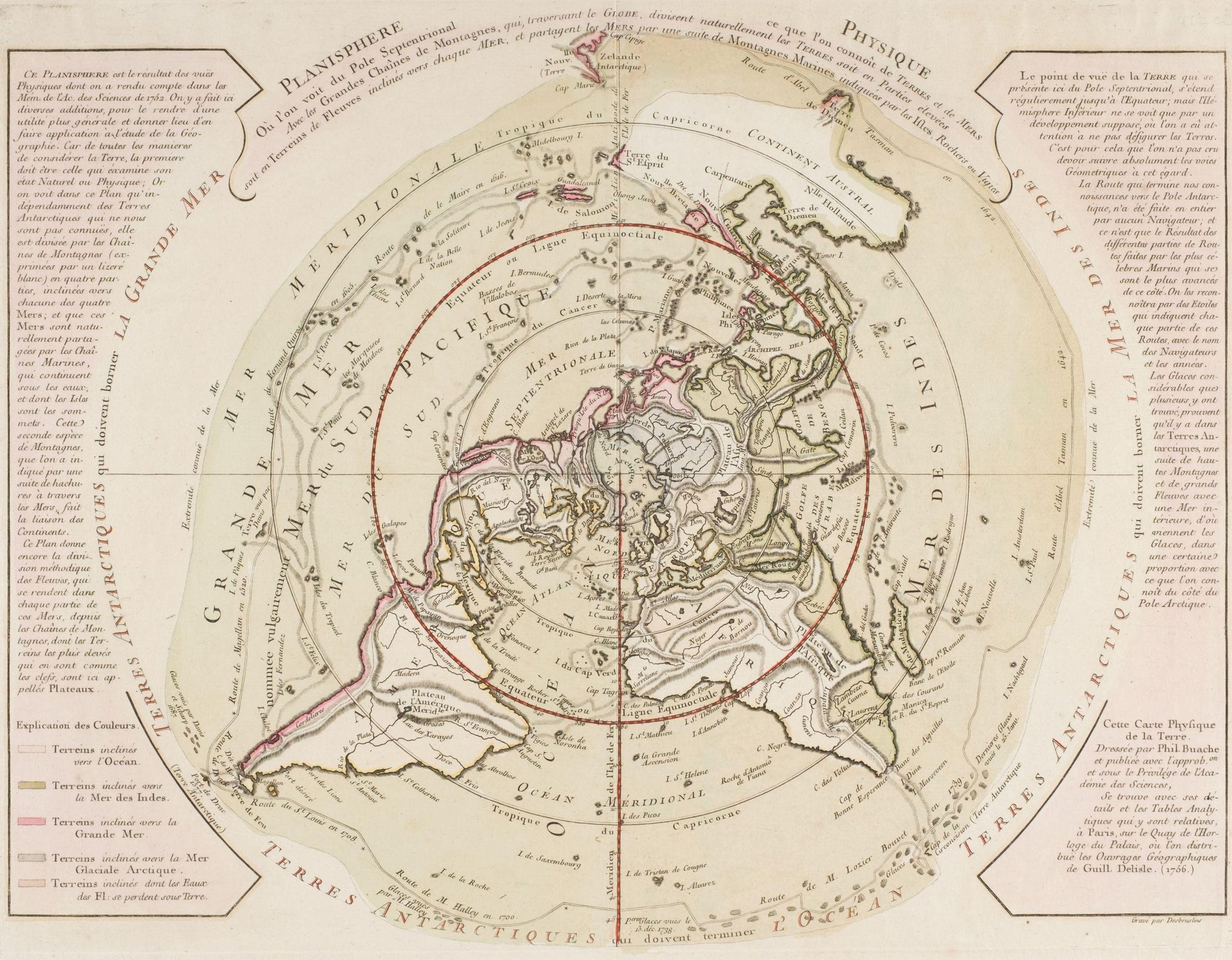 Polar Regions — Five Antique Maps c.1750-1800