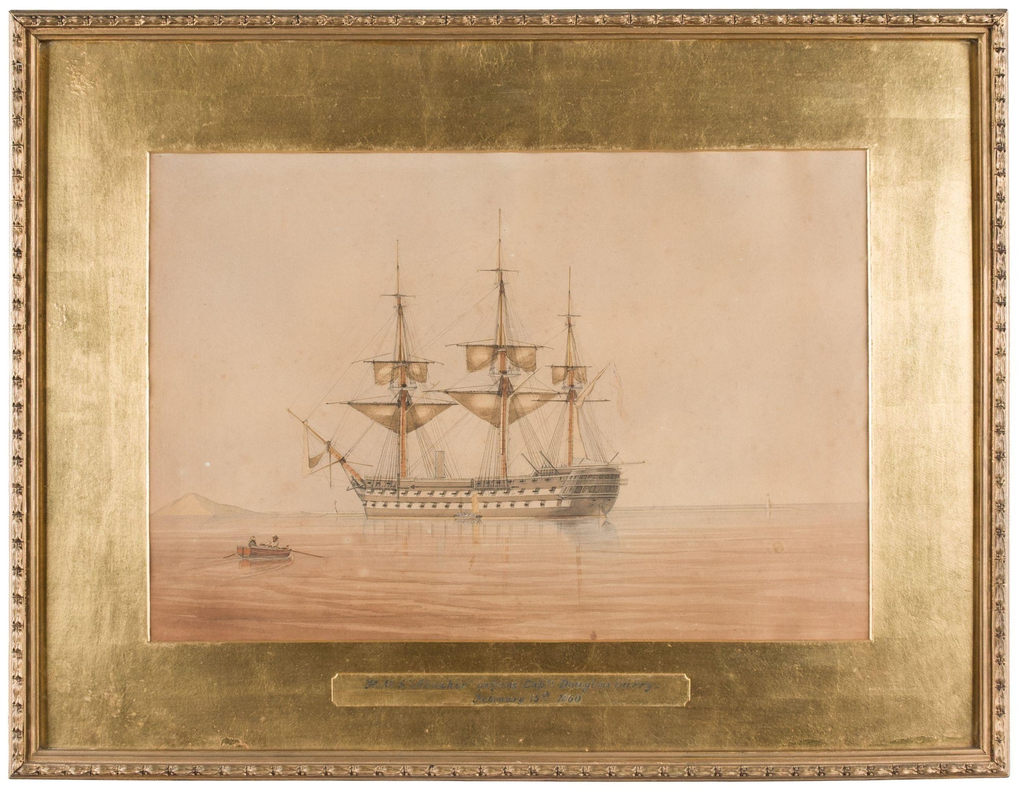 Curry — Naval Watercolour, Plate 2 c.1900 — main view