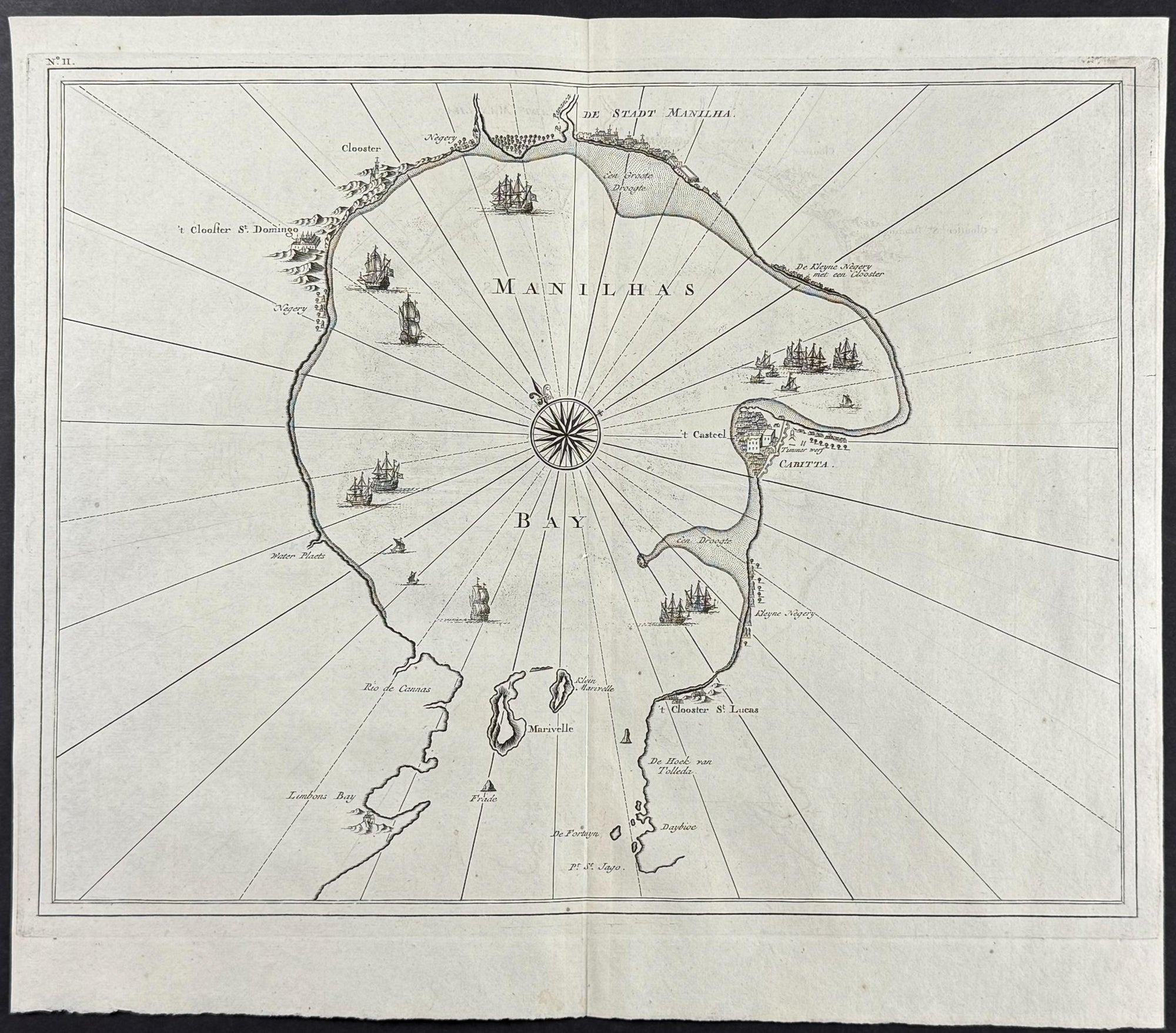 Valentijn — Manila Bay Chart c.1726 — main view